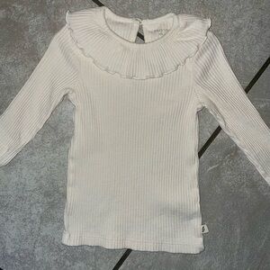 Girls ruffled collar 3T